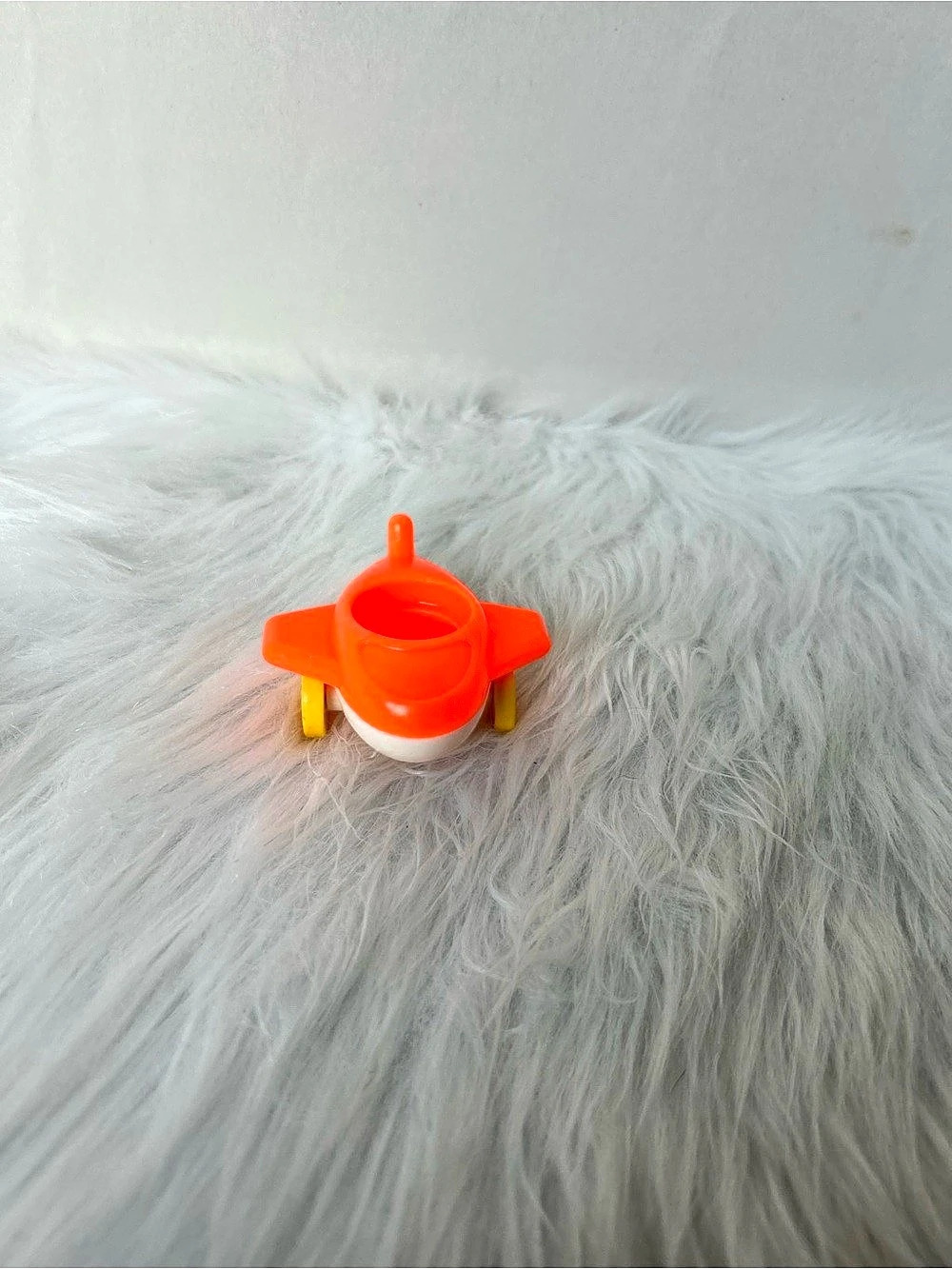 Fisher-Price Little People Jetliner Airplane Orange & White Toy